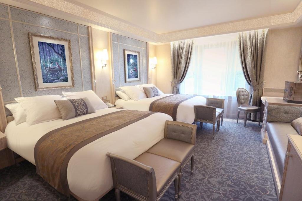 חדר שינה במלון של דיסני